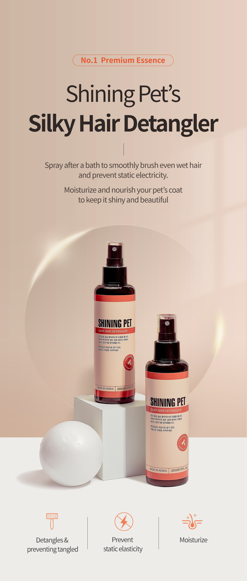 Shining pet silky detangler 3/6/12 pack