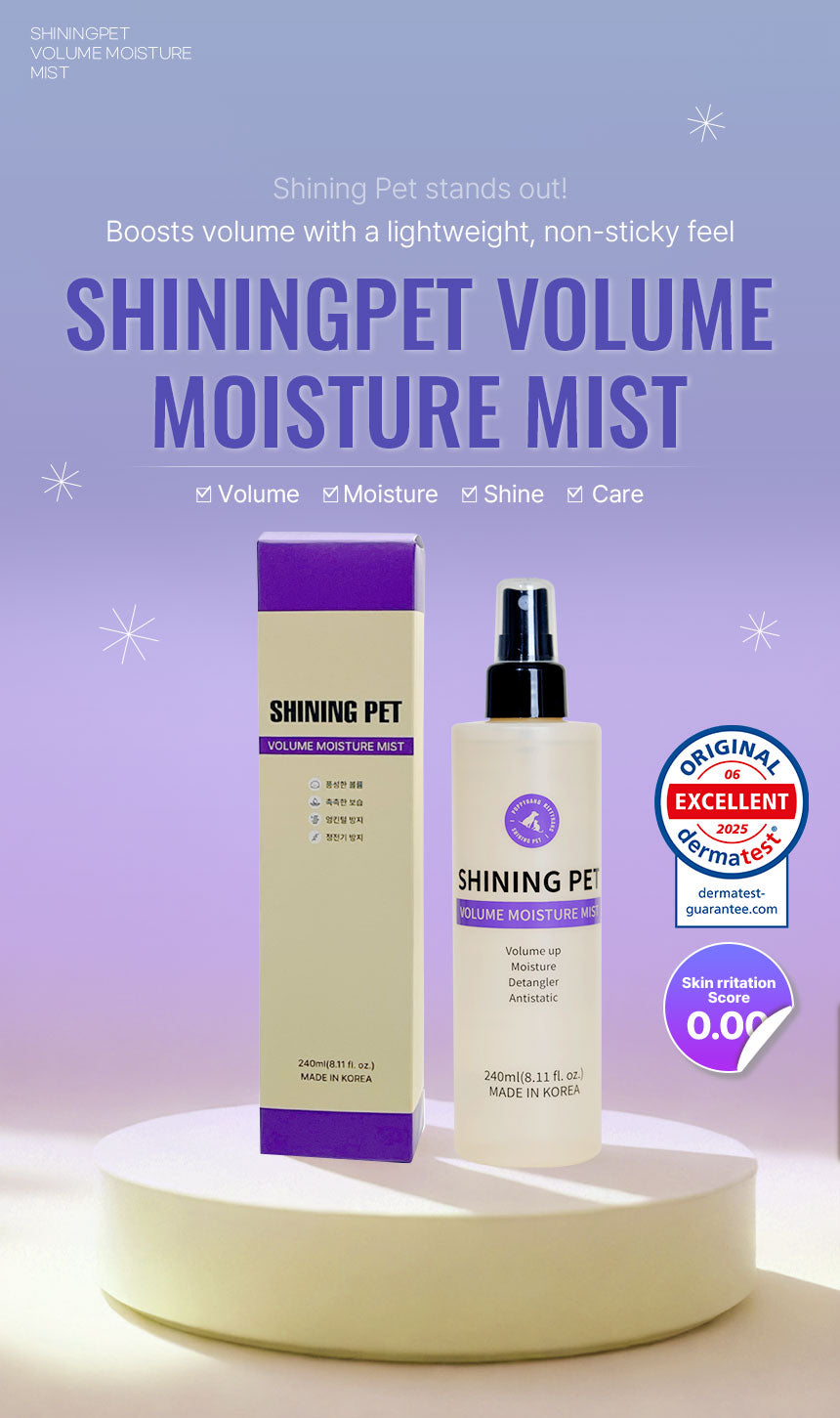 Shining pet volume moisture mist